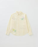 Flower sketch shirt