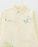 Flower sketch shirt