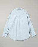 Cutoff heart shirt (blue)