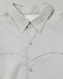 Cutoff heart shirt (gray)